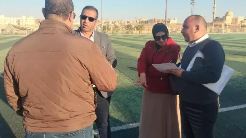 وكيل الرياضة بالقليوبية يتفقد مركز التنمية الشبابية بالعبور