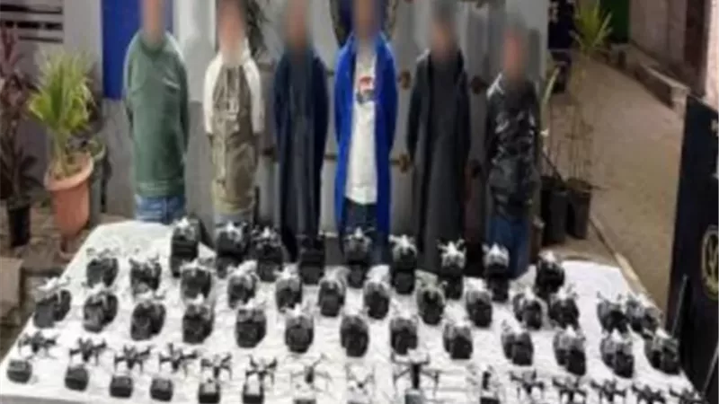 ضبط 6 أشخاص بحوزتهم 47 طائرة 