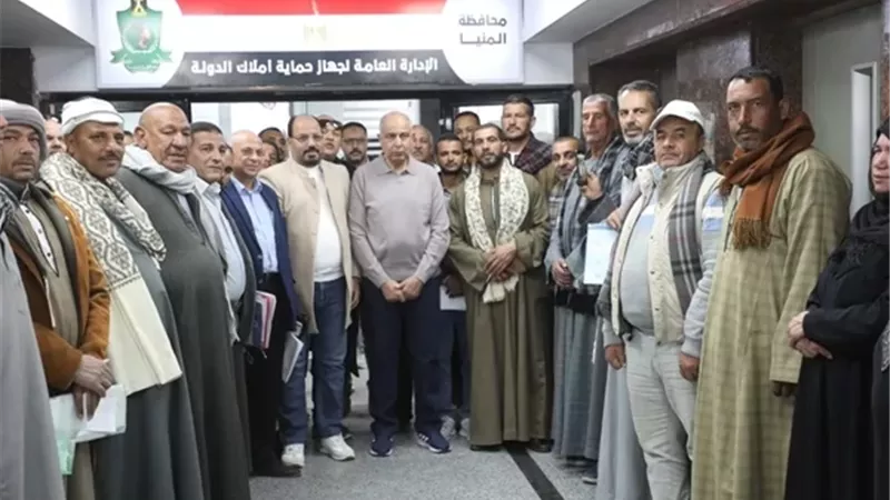 محافظ المنيا: تقنين الأراضي عبر منظومة إلكترونية
