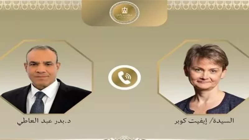 وزير الخارجية يبحث تعزيز العلاقات الثنائية مع نظيرته البريطانية