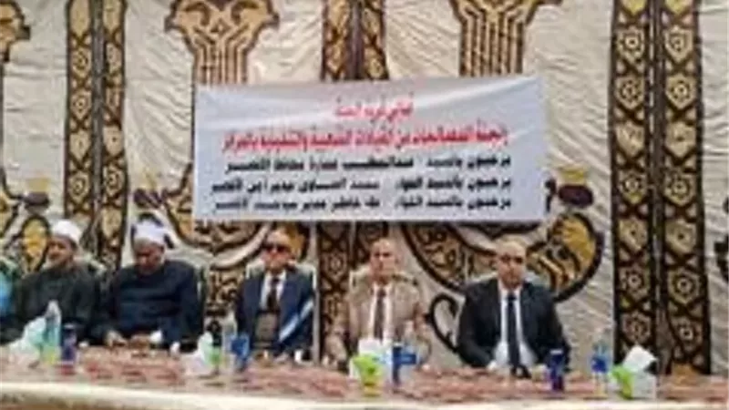 إنهاء خصومة ثأرية بين عائلتى آل حسانى وآل العزب بإسنا جنوب الأقصر