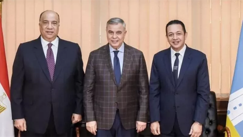 محافظ الإسكندرية يستقبل النائب محمد مصيلحى و محمد سلامة