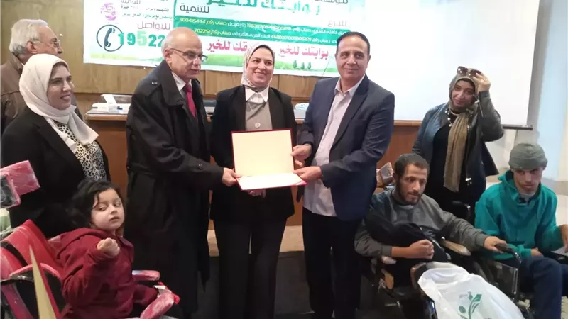 أجهزة تعويضية لذوي الهمم والمستحقين بالإسماعيلية..صور