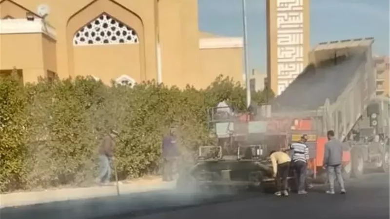 تعرف على أحدث مشروعات الطرق الجديدة فى مدينة الشروق.. بالصور