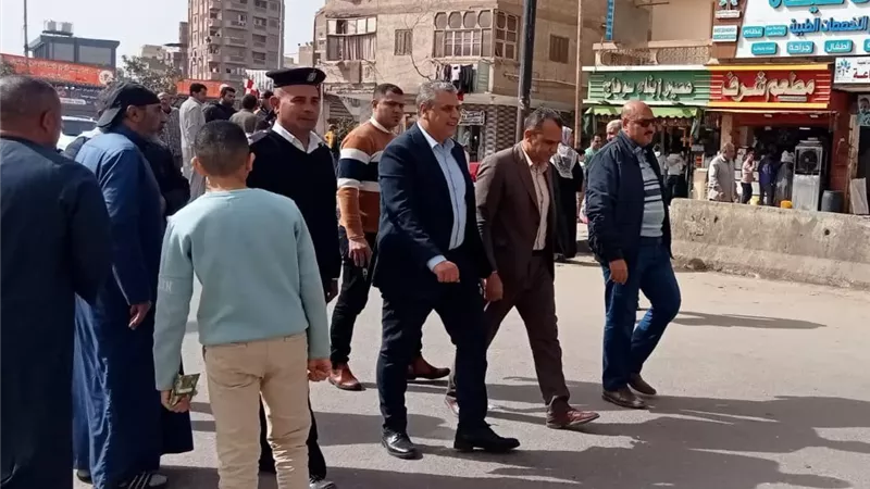 متابعة ميدانية مكثفة لسوق إفلاقة الجديد بدمنهور