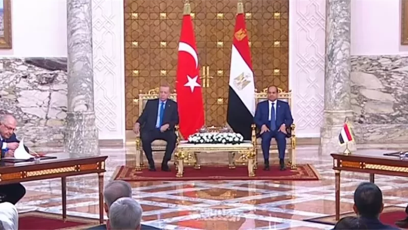 الرئيس السيسي وأردوغان يشهدان التوقيع على عدد من اتفاقيات التعاون