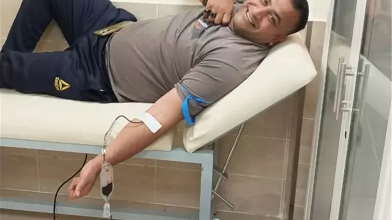 حملة تبرع بالدم في مستشفى القنطرة شرق بالإسماعيلية..صور