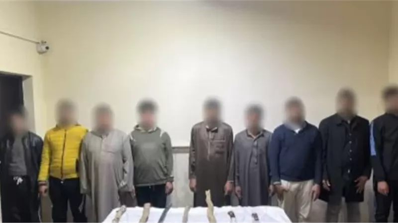 ضبط طرفى مشاجرة بالأسلحة البيضاء والعصى ببنى سويف