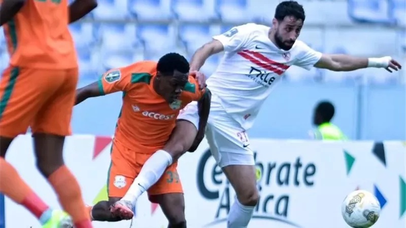 خسارة الزمالك أمام زيسكو تربك حسابات التأهل بالكونفدرالية