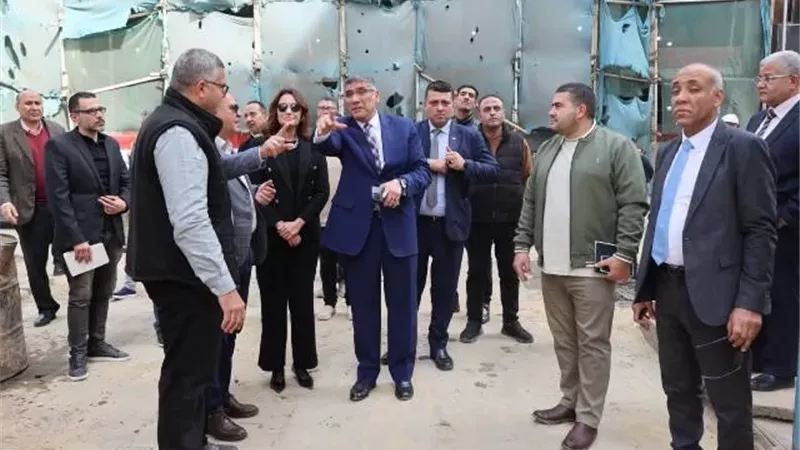 محافظ الجيزة يتفقد شارع العريش الموقع البديل للباعة الجائلين