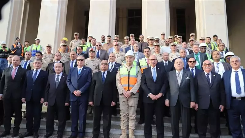 وزير العدل ورئيس المحكمة الدستورية ورؤساء الهيئات القضائية يتفقدون مدينة العدالة