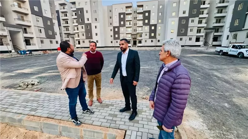 جولة موسعة لرئيس جهاز العبور الجديدة لمتابعة الإسكان الأخضر .. صور