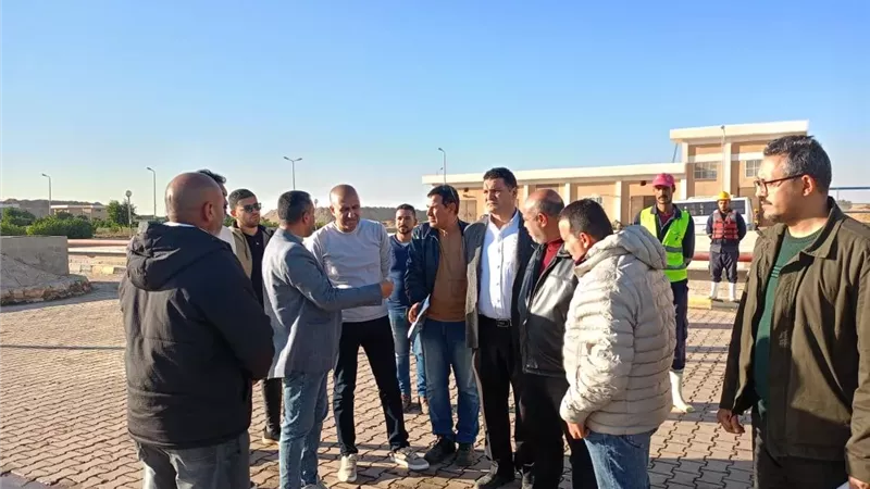 رئيس جهاز الشروق يتابع رفع كفاءة محطة المعالجة الثلاثية .. صور