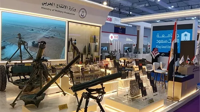 وزارة الإنتاج الحربي تشارك بفاعلية في معرض الدفاع العالمي 2026 بالرياض