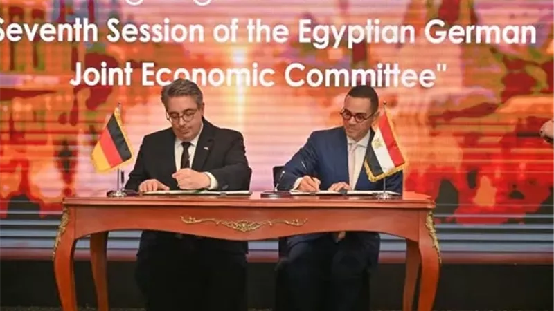 مصر وألمانيا توقعان محضر الاجتماع السابع للجنة الاقتصادية
