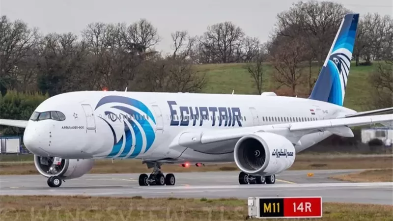 مصر للطيران تتسلم أولى طائراتها من طراز «إيرباص A350»