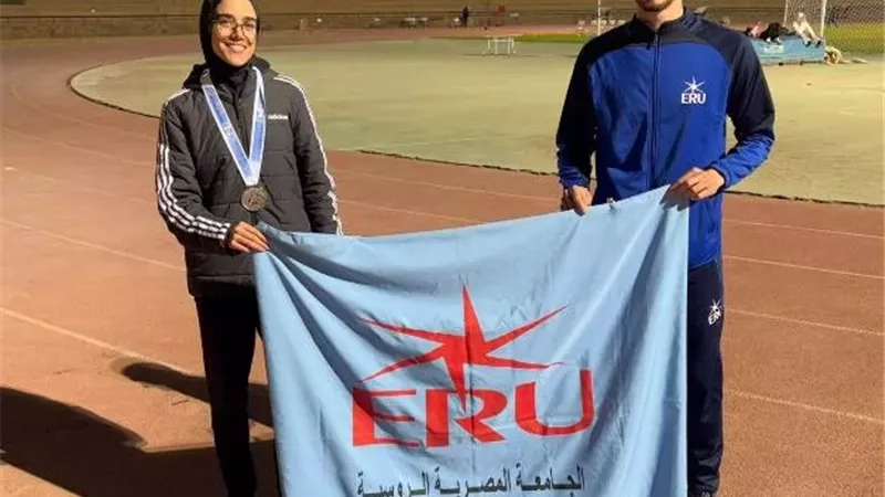 الجامعة المصرية الروسية تحصد الميدالية الفضية على مستوى الجامعات.. صور