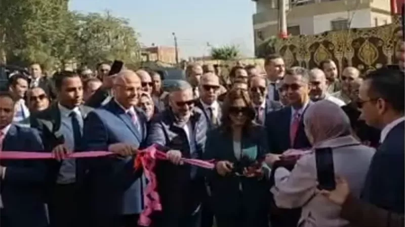 وزيري التنمية المحلية والتموين ومحافظ القليوبية يفتتحون مجزر كفر شكر