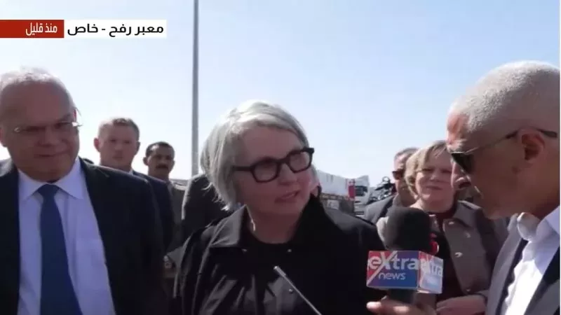 سفيرة فنلندا :نثمن الجهود المصرية لإيصال المساعدات لغزة