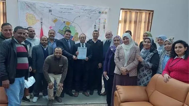 عبدالبديع: جهاز الفيوم الجديدة يحصل على أهم الشهادات الدولية.. بالصور
