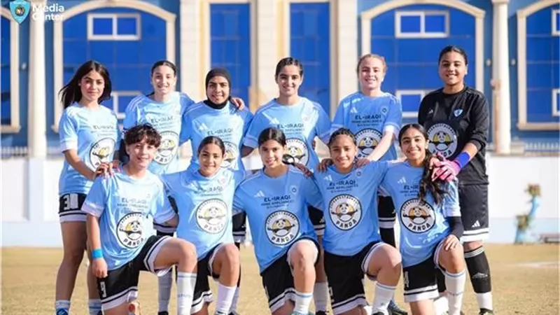 المحلة يهنئ فريق الكرة النسائية بالصعود للدرجة الثانية