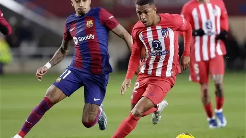 التشكيل الرسمى لقمة برشلونة وأتلتيكو مدريد بذهاب نصف نهائي الكأس