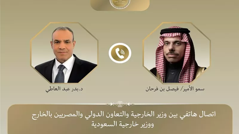 وزيرا خارجية مصر والسعودية يشددان على أولوية خفض التصعيد واحتواء