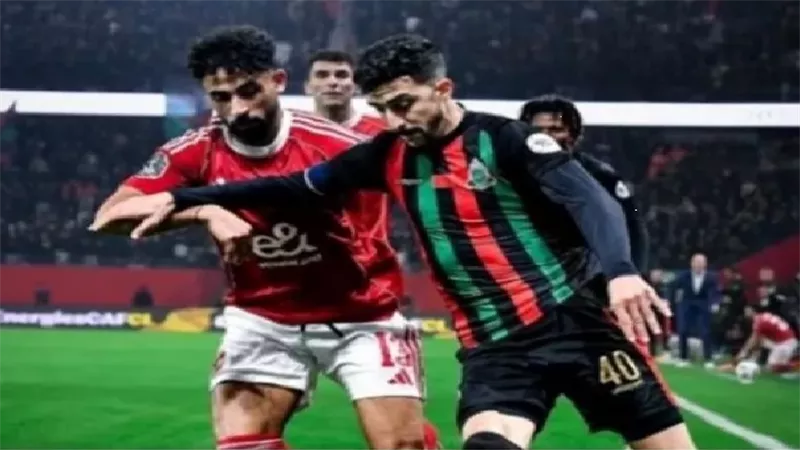 انطلاق مباراة الأهلي والجيش الملكي باستاد القاهرة الدولي