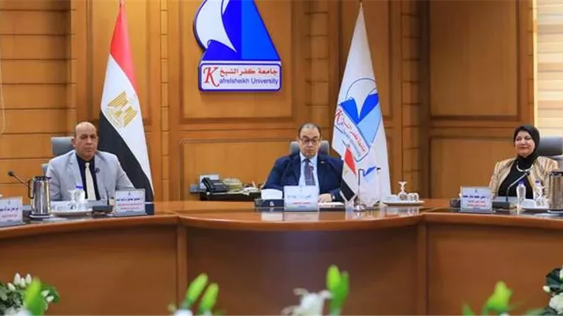 انعقاد مجلس مشروعات التطوير بجامعة كفر الشيخ