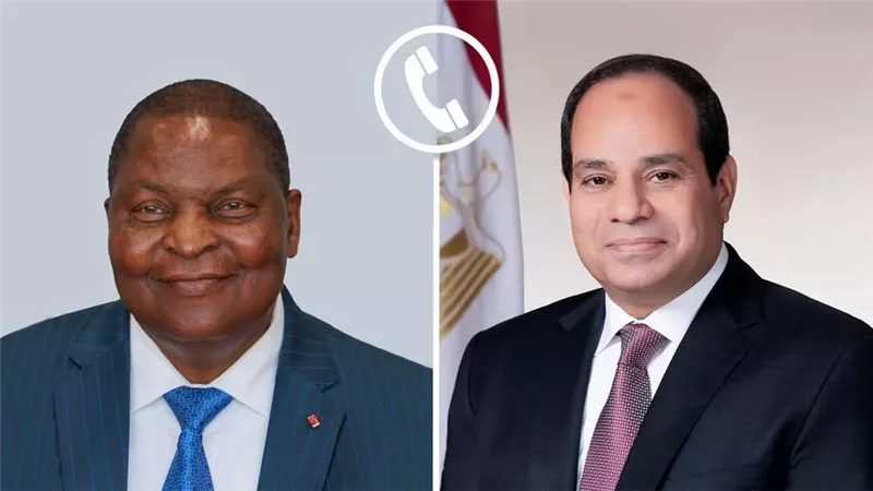السيسي يهنئ رئيس إفريقيا الوسطى لإعادة انتخابه لفترة رئاسية ثالثة