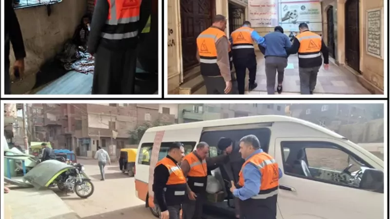 التضامن: فريق التدخل السريع ينجح في إنقاذ طفلة و٥ مسنين بلا مأوى