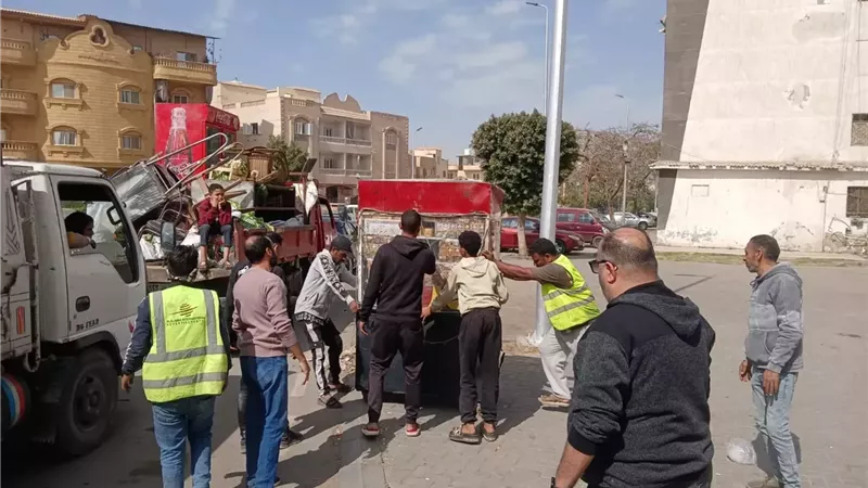 جهاز القاهرة الجديدة يواصل الحملات لتطوير المظهر الحضاري .. صور