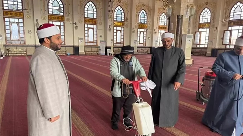 أوقاف البحر الأحمر تطلق حملة نظافة بالمساجد استعدادًا لشهر رمضان