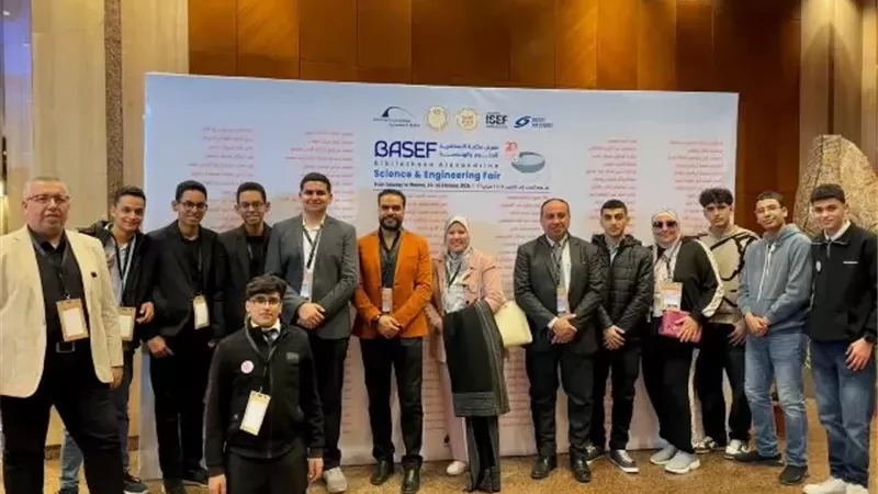 .ذهبيتان وبرونزية لـطلاب دمياط بمعرض مكتبة الإسكندرية