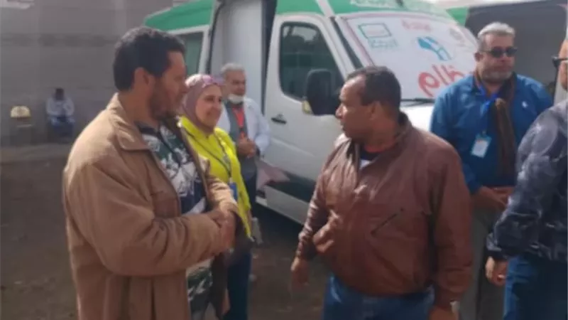 صحة دمياط تواصل برنامج القوافل الطبية المجانية بالقرى