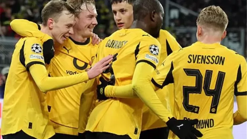 دورتموند يهزم أتالانتا ويضع قدما في ثمن نهائي دوري أبطال أوروبا