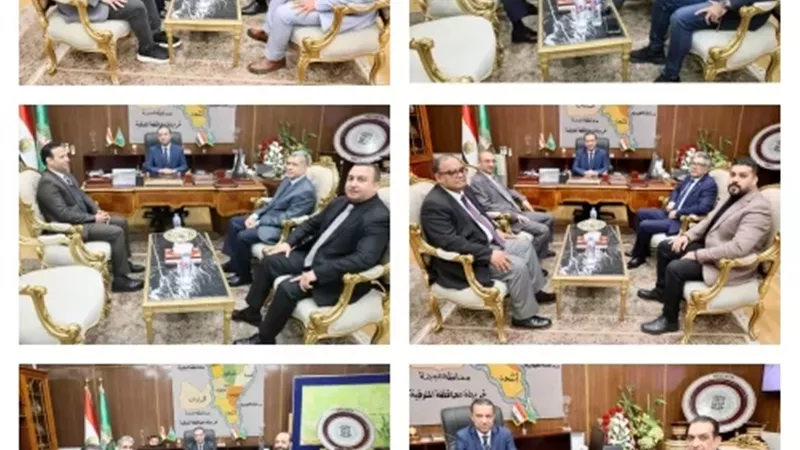 اللواء عمرو الغريب يواصل استقبال المهنئين بتوليه محافظ المنوفية