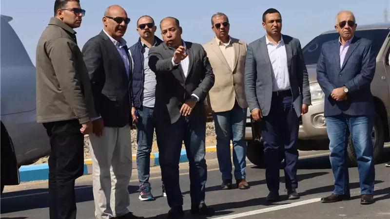 جولة تفقدية لمحافظ السويس بالقطاع الريفي