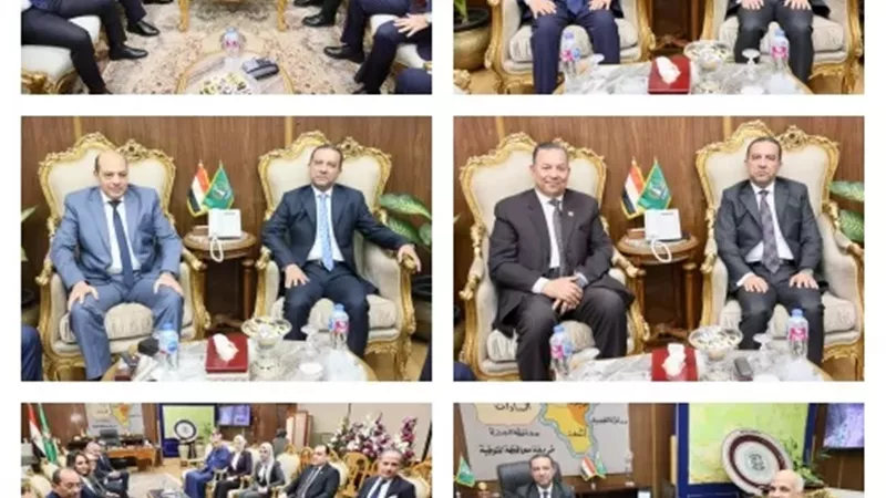 محافظ المنوفية يواصل إستقبال المهنئين