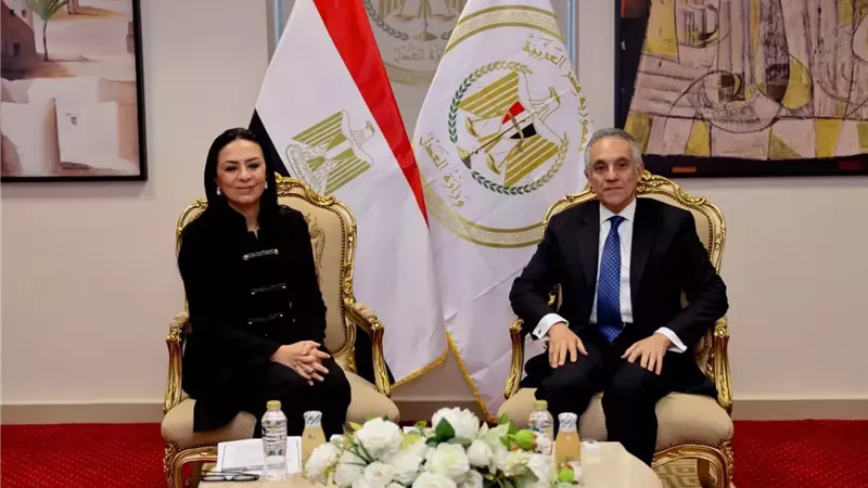 وزيرا العدل والتضامن يبحثان تعزيز التعاون في عدد من مجالات العمل المشتركة