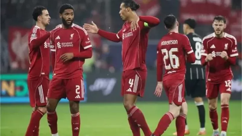 التعادل السلبى يحسم الشوط الأول بين ليفربول ونوتينجهام