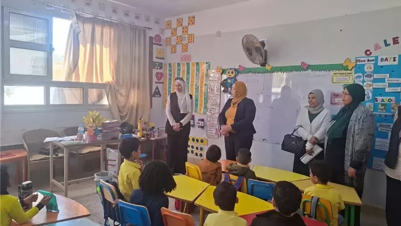 جولة تفقدية لمديرتعليم جنوب سيناءلمتابعة انتظام الدراسةبشرم الشيخ