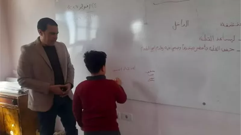 وكيل تعليم الإسماعيلية يتفقد مدارس التل الكبير..صور