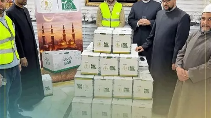 أوقاف السويس تطلق قافلة الخير لتوزيع المساعدات الرمضانية