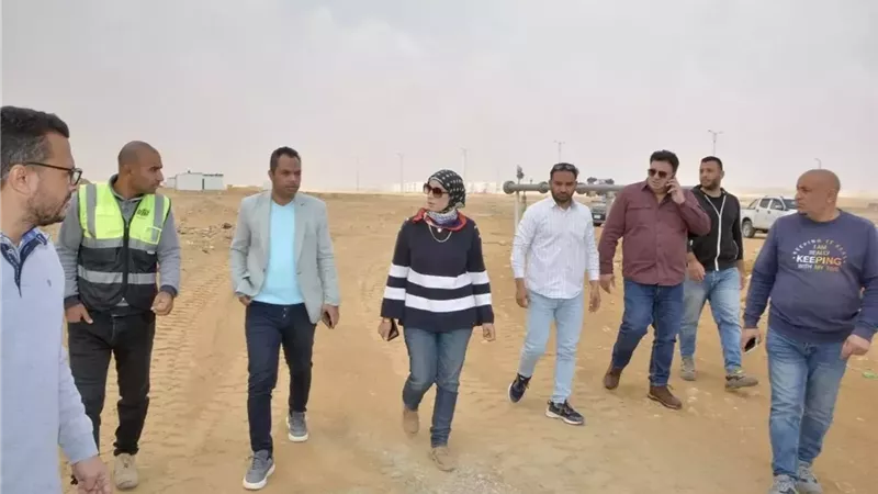 تحرك ميداني لدعم مياه الشرب والصرف بالسويس الجديدة