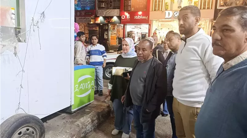 رفع 55 حالة إشغال وتحرير 15 محضرًا تموينيًا متنوعًا بمدينة قنا