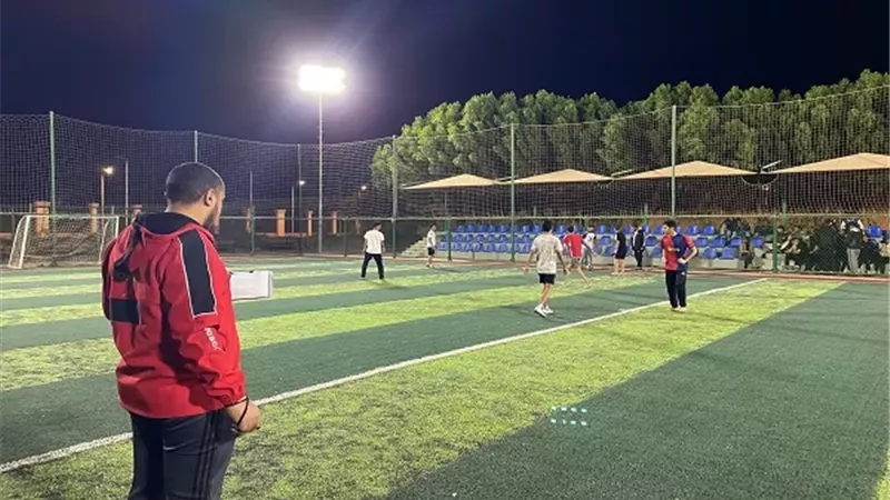 منافسات الدورة الرمضانية لخماسيات كرة القدم بالجامعة الاهلية