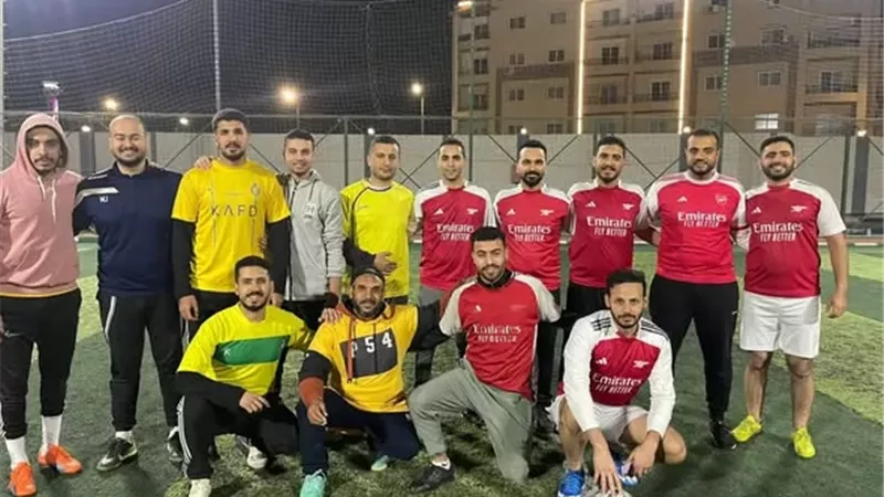 دوري رياضي في فرع هيئة الرعاية الصحية بالإسماعيلية