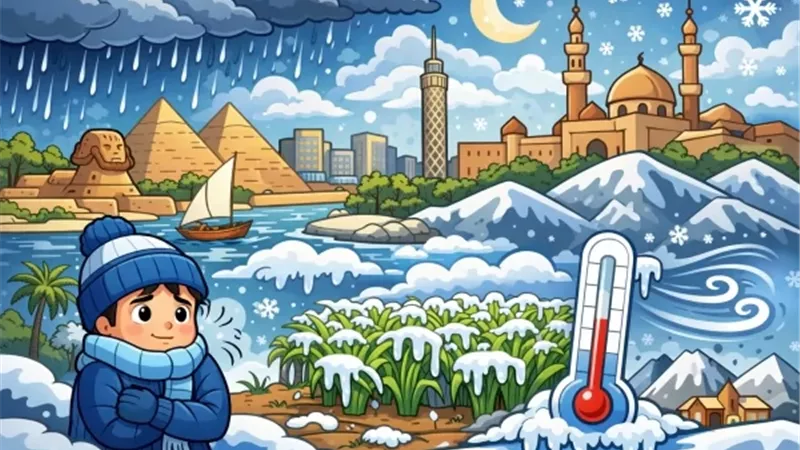 طقس الجمعة 27 فبراير 2026 | انخفاض الحرارة بالقاهرة وصقيع بسيناء
