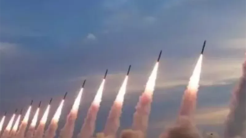 رصد رشقة صاروخية إيرانية جديدة نحو إسرائيل